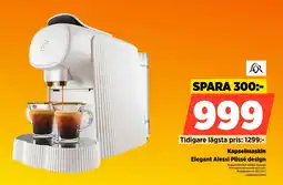 Power Kapselmaskin Elegant Alessi Plissé design erbjuda
