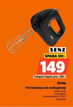 Power Senz Elvisp För bakning och matlagning! erbjuda