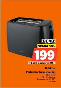Power Senz Brödrost Perfekt för frukostbordet erbjuda