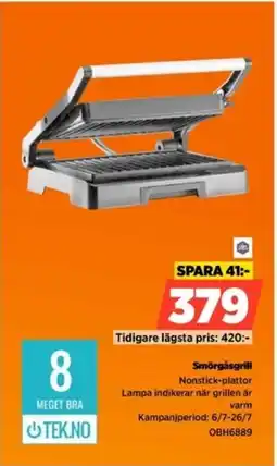 Power Smörgåsgrill erbjuda