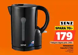 Power Senz Vattenkokare Kapacitet 1,7 liter erbjuda