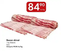 Snabbgross Bacon skivat erbjuda