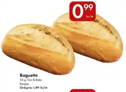 Snabbgross Baguette erbjuda