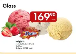 Snabbgross Gb Glace Kulglass erbjuda