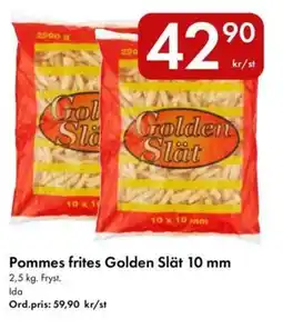 Snabbgross Ida Pommes frites Golden Slät 10 mm erbjuda