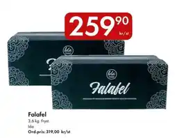 Snabbgross Ida Falafel erbjuda