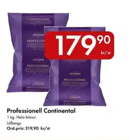 Snabbgross Löfbergs Professionell Continental erbjuda