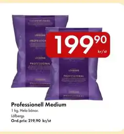 Snabbgross Löfbergs Professionell Medium erbjuda