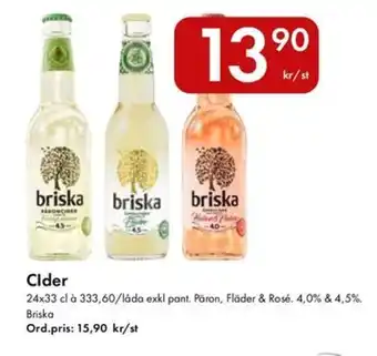 Snabbgross Briska Clder erbjuda
