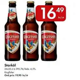 Snabbgross Kingfisher Starköl erbjuda