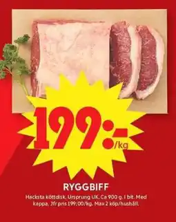 ICA Maxi Ryggbiff erbjuda