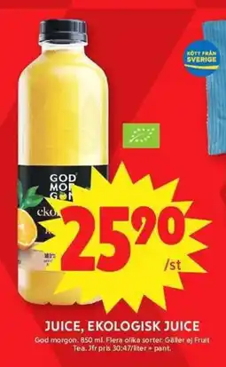 ICA Maxi Juice, Ekologisk Juice erbjuda