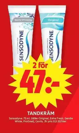 ICA Maxi Tandkräm erbjuda