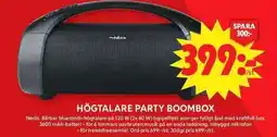 ICA Maxi Högtalare Party Boombox erbjuda