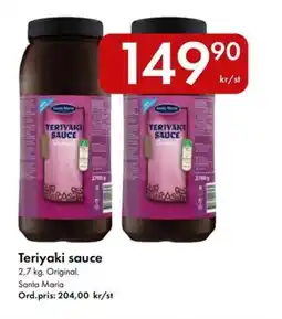 Snabbgross Santa Maria Teriyaki sauce erbjuda