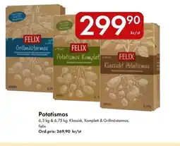 Snabbgross Felix Potatismos erbjuda