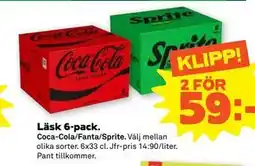 Stora Coop Läsk 6-pack erbjuda