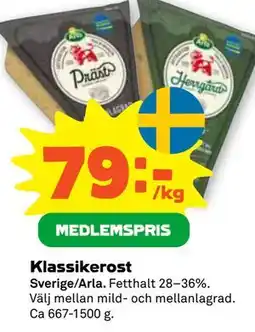 Stora Coop Klassikerost, Medlemspris erbjuda
