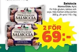 Stora Coop Salsiccia erbjuda