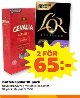 Stora Coop Kaffekapslar 10-pack erbjuda