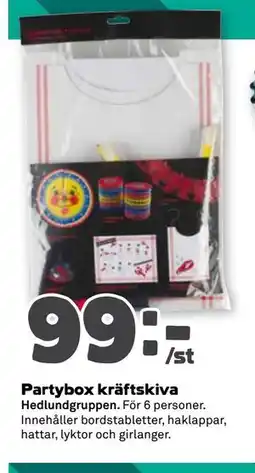 Stora Coop Partybox kräftskiva erbjuda