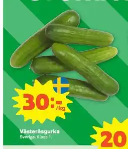 Stora Coop Västeråsgurka erbjuda