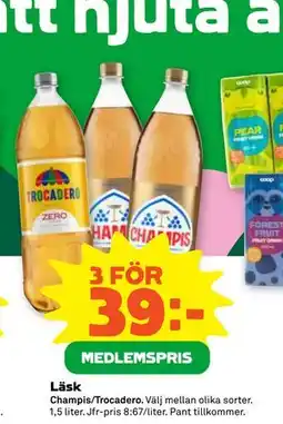 Stora Coop Läsk, Medlemspris erbjuda