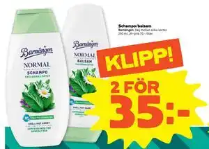 Schampo/balsam