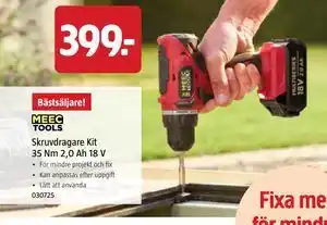 MEEC TOOLS Skruvdragare Kit