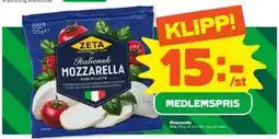 Stora Coop Mozzarella, Medlemspris erbjuda