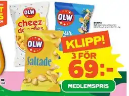 Stora Coop Snacks, Medlemspris erbjuda