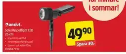 Jula Anslut Solcellsspotlight LED erbjuda