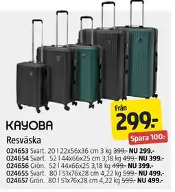 Jula Resväska erbjuda