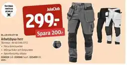 Jula Arbetsbyxa herr, Medlemspris erbjuda