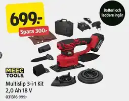 Jula Multislip 3-i-1 Kit 2,0 Ah 18 V erbjuda