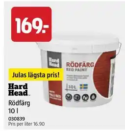 Jula Rödfärg 10 l erbjuda