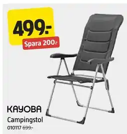 Jula KAYOBA Campingstol erbjuda