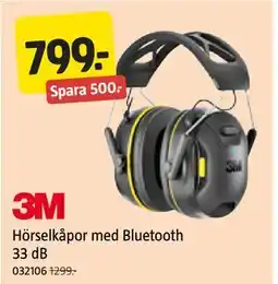 Jula Hörselkåpor med Bluetooth 33 dB erbjuda