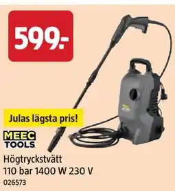 Jula Högtryckstvätt 110 bar 1400 W 230 V erbjuda
