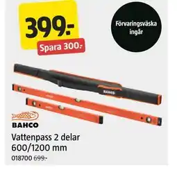 Jula Vattenpass 2 delar 600/1200 mm erbjuda