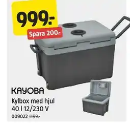 Jula Kylbox med hjul 40 l 12/230 V erbjuda