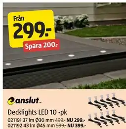 Jula Decklights LED 10 -pk erbjuda