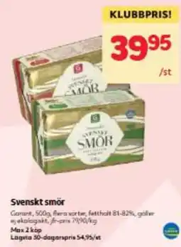 Hemköp Svenskt smör erbjuda