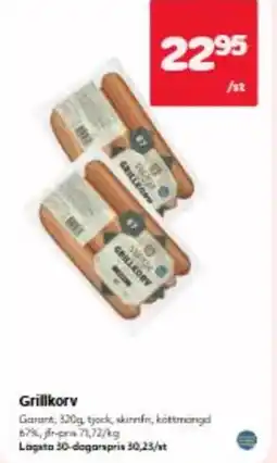 Hemköp Grillkorv erbjuda
