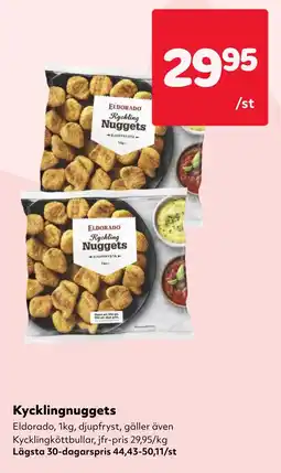 MatArket Kycklingnuggets erbjuda
