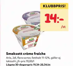 MatArket Smaksatt crème fraiche erbjuda