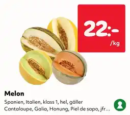 MatArket Melon erbjuda