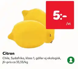MatArket Citron erbjuda