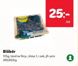 MatArket Blåbär erbjuda