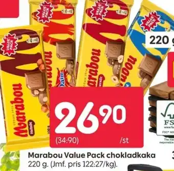Rusta Marabou Value Pack chokladkaka erbjuda